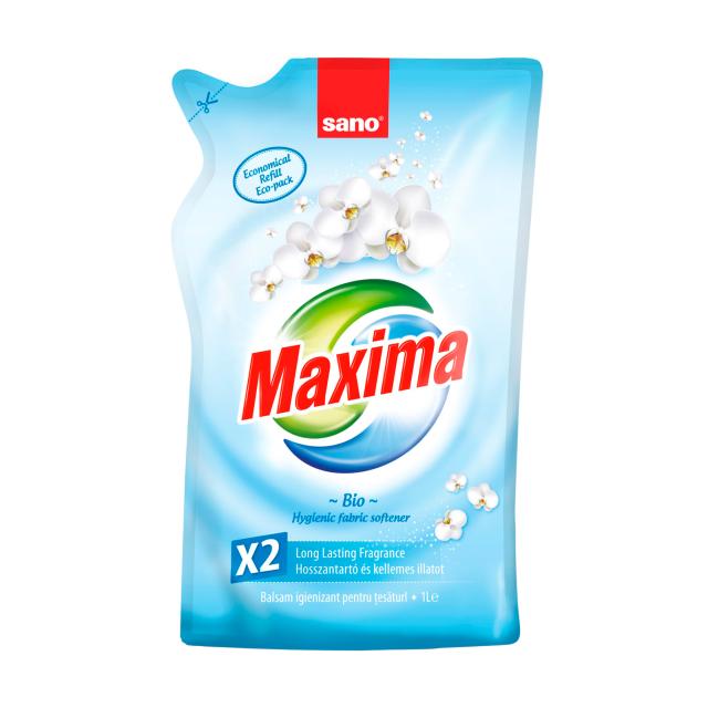 foto кондиціонер для білизни sano maxima bio, 1 л