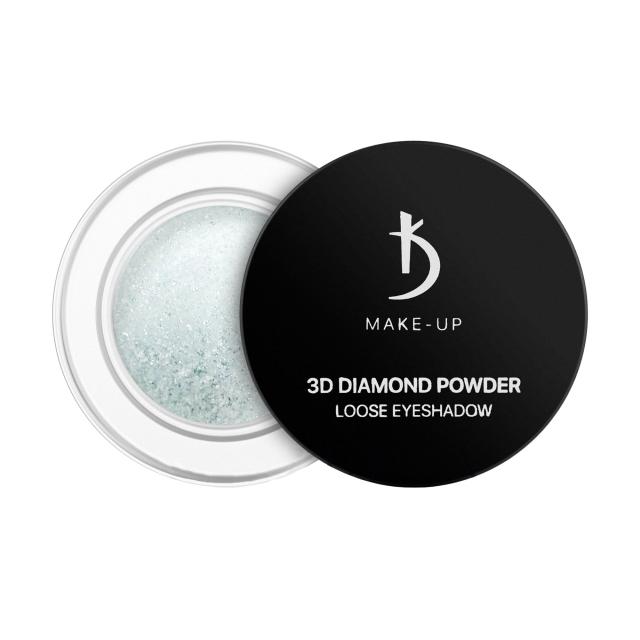 foto розсипчасті тіні для повік kodi professional 3d diamond powder 08, з мерехтінням, 3.5 г