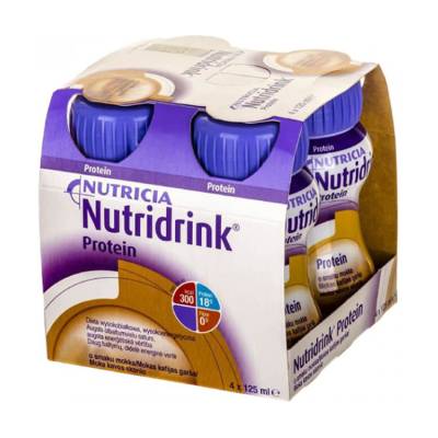 Podrobnoe foto харчовий продукт ентеральне харчування nutricia nutridrink protein зі смаком мокко, з 6 років, 4*125 мл
