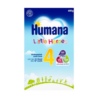 Podrobnoe foto суха молочна суміш humana little heroes 4, від 18 місяців, 600 г