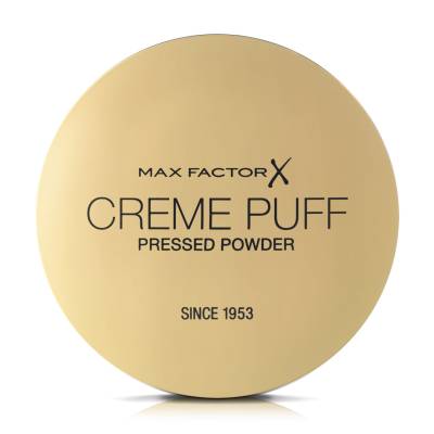 Podrobnoe foto компактна пудра для обличчя max factor creme puff pressed powder, 50 natural, 21 г