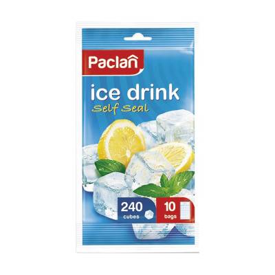 Podrobnoe foto упаковка мішечків для льоду paclan, 10*24 шт