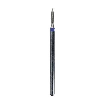 Podrobnoe foto змінна алмазна фреза для манікюру vizavi professional полум'я, синя насічка, 1.8, 9 мм