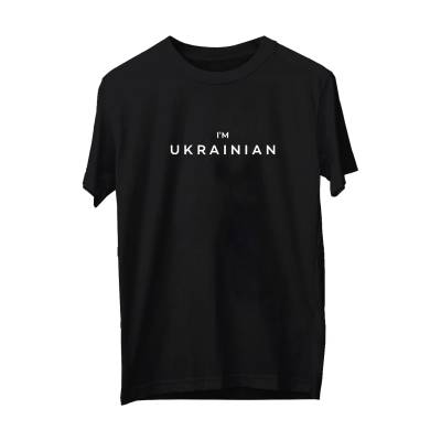 Podrobnoe foto футболка унісекс amigo i'm ukrainian чорний, розмір s