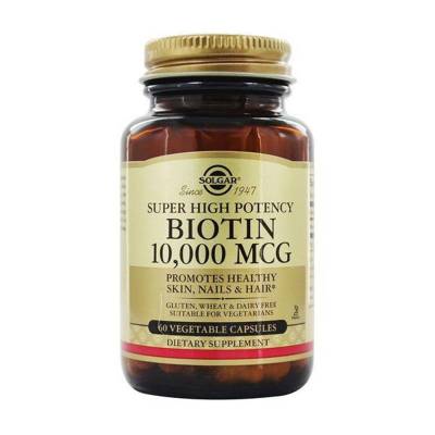 Podrobnoe foto харчова добавка в капсулах solgar biotin біотин в7 10000 мкг, 60 шт