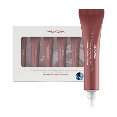 Podrobnoe foto сироватка для відновлення волосся valmona earth repair bonding ampoule, 6*15 мл