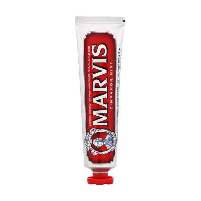 Podrobnoe foto зубна паста marvis cinnamon mint кориця та м'ята, 85 мл