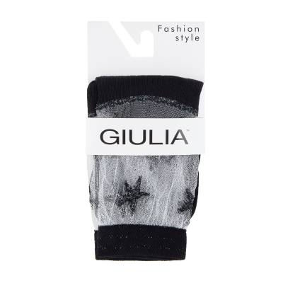 Podrobnoe foto фантазійні шкарпетки жіночі giulia ws2 cristal lurex-001 класичні, nero, розмір 36-38