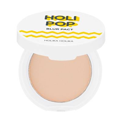 Podrobnoe foto компактна пудра для обличчя holika holika holi pop blur pact spf 30 pa+++, 02 natural beige, 10.5 г