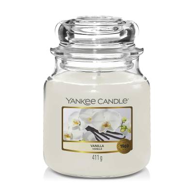 Podrobnoe foto ароматична свічка в банці yankee candle vanilla, 411 г