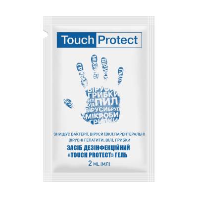 Podrobnoe foto антисептик-гель для рук touch protect 2 *1000 мл (саше)