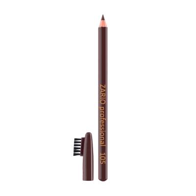 Podrobnoe foto олівець для брів zario professional 105 попелясто-коричневий, 2 г