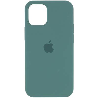 Podrobnoe foto чохол silicone case full protective (aa) на apple iphone 13 (6.1") (зелений / pine green) 1180764