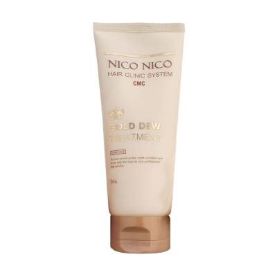 Podrobnoe foto маска для волосся nico nico gold dew treatment з екстрактом золота, 200 мл