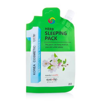 Podrobnoe foto нічна маска для обличчя eyenlip herb sleeping pack, 20 г