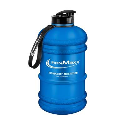 Podrobnoe foto шейкер ironmaxx water gallon синій, матовий, 2.2 л