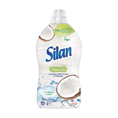 Podrobnoe foto кондиціонер для білизни silan naturals coconut water scent & minerals, 60 циклів прання, 1.45 л