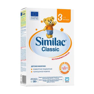 Podrobnoe foto дитяча суха молочна суміш similac classic 3, від 12 місяців, 300 г (товар критичного імпорту)