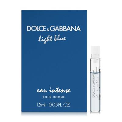 Podrobnoe foto dolce & gabbana light blue eau intense парфумована вода чоловіча, 1.5 мл (пробник)