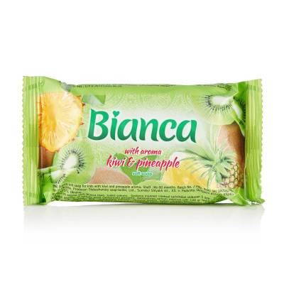 Podrobnoe foto дитяче мило bianca soft soap з ароматом ківі і ананаса, 140 г