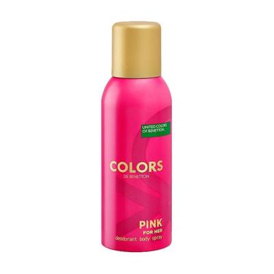 Podrobnoe foto парфумований дезодорант-спрей benetton colors de benetton pink жіночий, 150 мл