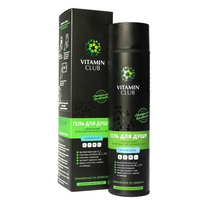 Podrobnoe foto гель для душу vitaminclub жіночий з мінералами та екстрактом зеленого чаю 250 мл