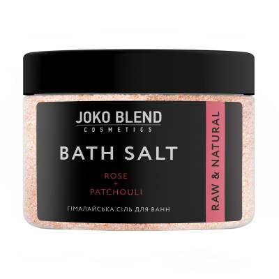 Podrobnoe foto гімалайська сіль для ванн joko blend bath salt троянда + пачулі, 400 г