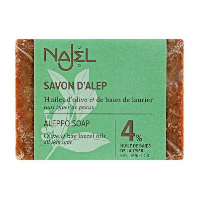 Podrobnoe foto алеппське мило najel aleppo soap 4% bay laurel oil для всіх типів шкіри, 155 г
