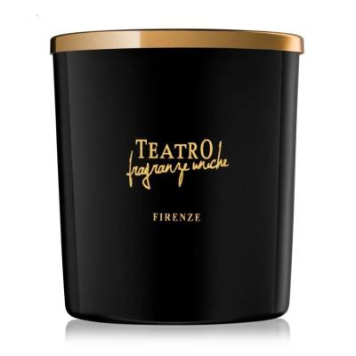 Podrobnoe foto ароматична свічка teatro fragranze uniche nero divino scented candle, 180 г
