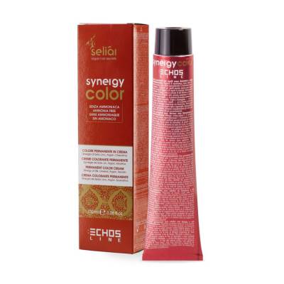 Podrobnoe foto безаміачна крем-фарба для волосся echosline seliar synergy color з арганою та кератином, 6.7, 100 мл