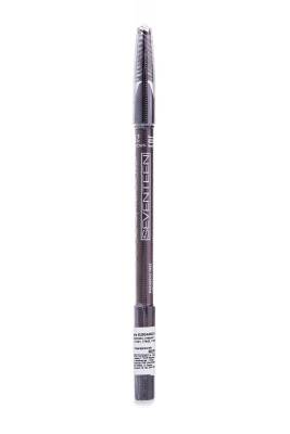 Podrobnoe foto олівець для брів зі щіточкою seventeen brow elegance all day precision liner тон 02 dark brown, 1.8мл