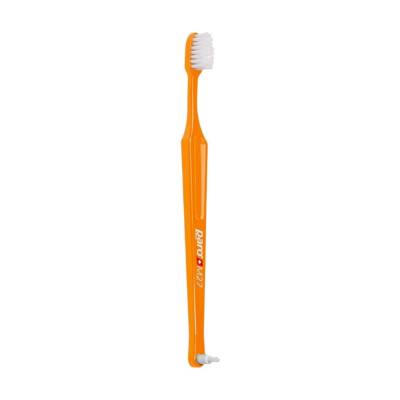 Podrobnoe foto дитяча зубна щітка paro swiss kids m27 середньої жорсткості, помаранчева, 1 шт