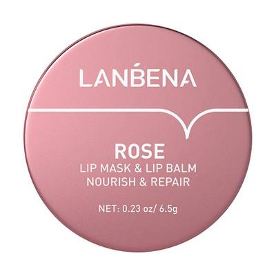 Podrobnoe foto бальзам-маска для губ lanbena rose lip mask & lip balm з екстрактом троянди, 6.5 г