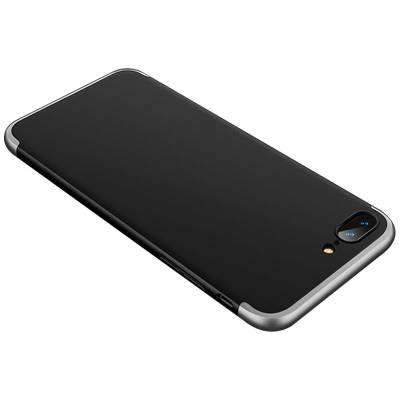 Podrobnoe foto пластикова накладка gkk likgus 360 градусів (орр) для iphone 7 plus (5.5'') (чорний / срібний) 931676