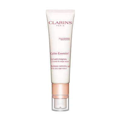 Podrobnoe foto заспокійливий гель clarins calm-essentiel redness corrective gel для чутливої шкіри обличчя, 30 мл