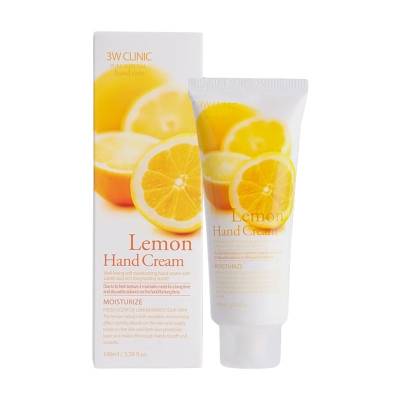Podrobnoe foto крем для рук 3w clinic lemon hand cream з екстрактом лимону, 100 мл