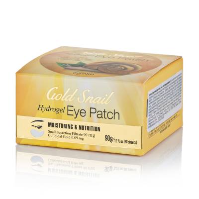 Podrobnoe foto гідрогелеві патчі для шкіри навколо очей очі esfolio gold snail hydrogel eye patch з екстрактом золотого равлика, 60 шт