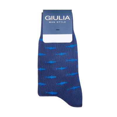 Podrobnoe foto шкарпетки чоловічі giulia man style ms3c-009 (msl-009 calzino) dark denim, розмір 39-42
