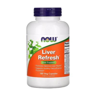 Podrobnoe foto харчова добавка в капсулах now foods liver refresh detoxifier & regenerator, 180 шт