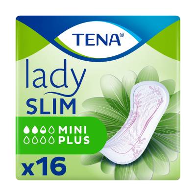 Podrobnoe foto урологічні прокладки жіночі tena lady slim mini plus, 16 шт