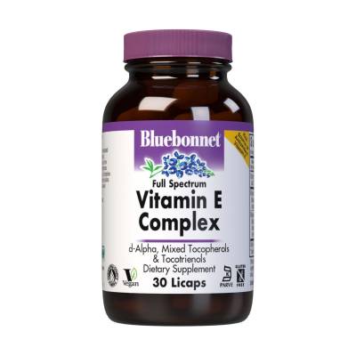 Podrobnoe foto харчова добавка в капсулах bluebonnet nutrition vitamin e complex комплекс вітаміну e, 30 шт