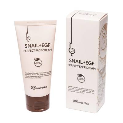 Podrobnoe foto крем для обличчя з муцином равлика secret skin snail + egf perfect face cream, 50 г