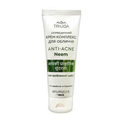 Podrobnoe foto крем-комплекс для обличчя triuga anti-acne neem аюрведичний для проблемної шкіри 75 мл