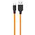 foto дата кабель hoco x21 plus silicone microusb cable (1m) (black / orange) 908508