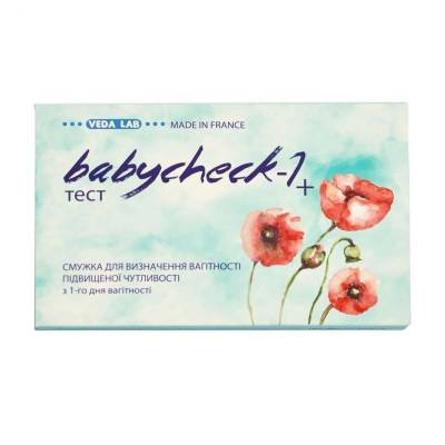 Podrobnoe foto тест-смужка для визначення вагітності babycheck 1+, 1 шт