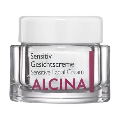 Podrobnoe foto крем для обличчя alcina sensitive facial cream для чутливої шкіри, 50 мл