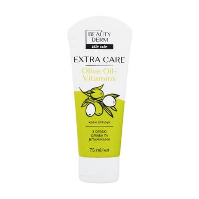 Podrobnoe foto крем для рук beauty derm skin care extra care olive oil + vitamins з олією оливи та вітамінами, 75 мл