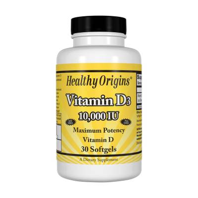 Podrobnoe foto харчова добавка вітаміни в капсулах healthy origins vitamin d3 вітамін d3 10000 мо, 30 шт