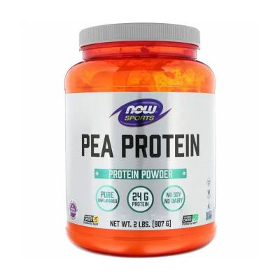 Podrobnoe foto харчова добавка в порошку now foods pea protein протеїн гороховий, 907 г