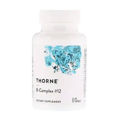 Podrobnoe foto харчова добавка вітаміни thorne research b-complex 12, 60  шт